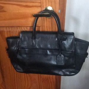 Reedkrakoff black leather satchel barely used.